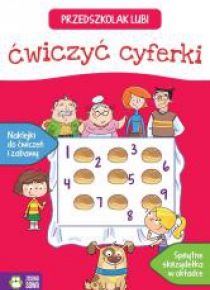 Przedszkolak lubi ćwiczyć cyferki