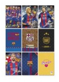 Zeszyt Marmar A4/40K kratka FC Barcelona (10szt)