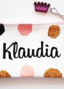 Piórnik imienny młodzieżowy - Klaudia