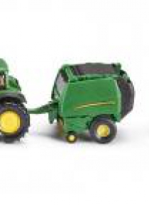 Siku 16 - Traktor John Deere z prasą S1665