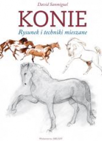 Konie. Rysunek i techniki mieszane
