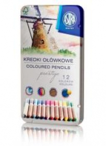 Kredki ołówkowe prestige 12 kolorów  ASTRA