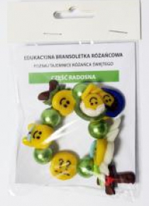 Edukacyjna bransoletka różańcowa - część radosna