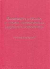 Rozprawy i studia z prawa prywatnego międzynarod..