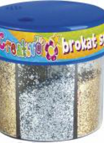 Brokat sypki srebrno-złoty 50g ASTRA