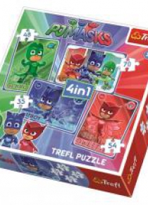 Puzzle 4w1 Kotboy i drużyna TREFL