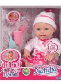 Lalka Natalia bobas z mlecznymi ząbkami