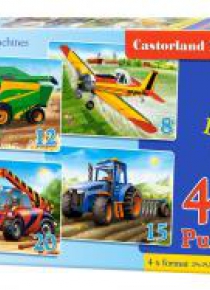 Puzzle x 4 - Maszyny rolnicze CASTOR