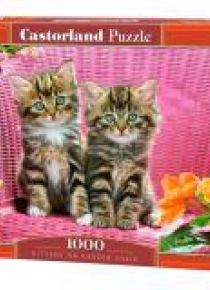 Puzzle 1000 Kittens on Garden Chair CASTOR