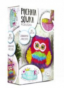 Mała projektantka - Puchata Sówka poduszka