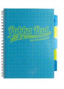 Project Book Neon Dots A4/100K kratka nieb.(3szt)