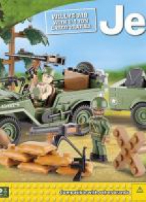Small Army Jeep Willys MB w koszarach z punktem