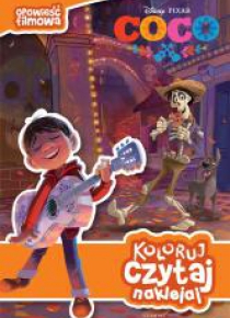 Koloruj, czytaj, naklejaj. Coco