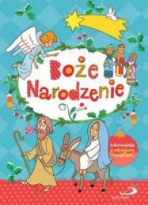 Boże Narodzenie. Kolorowanka z naklejkami...
