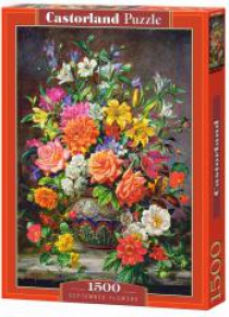 Puzzle 1500 September Flowers CASTOR
