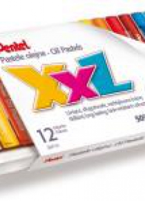 Kredki Pastele olejne XXL 12 kolorów PENTEL