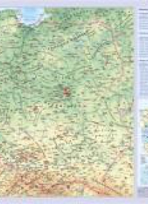Administracyjna mapa Polski. Podkładka na biurko