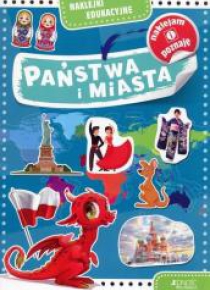 Naklejki edukacyjne. Państwa i miasta