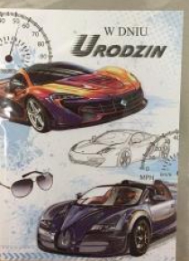 Karnet urodziny B6 Premium 56 + koperta