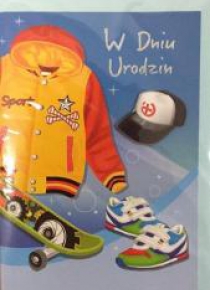 Karnet urodziny B6 Premium 19 + koperta