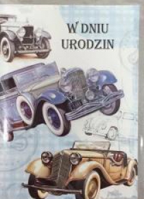 Karnet urodziny B6 Premium 63 + koperta