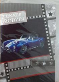 Karnet urodziny B6 Premium 59 + koperta