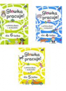 Kolorowanka A4 z nakl. Głowka pracuje MIX
