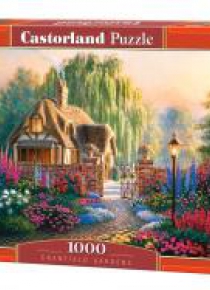 Puzzle 1000 Domek z ogrodem CASTOR