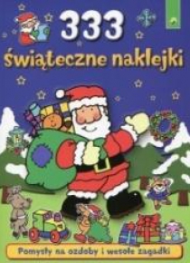 333 świąteczne naklejki niebieskie