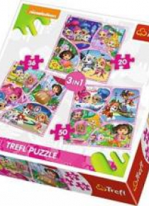 Puzzle 3w1 Dołącz do naszej zabawy TREFL