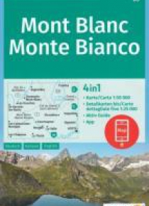 Mapa Mont Blanc 1:50 000 4w1 KOMPASS