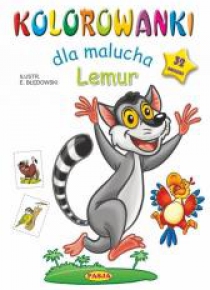 Kolorowanki dla malucha. Lemur