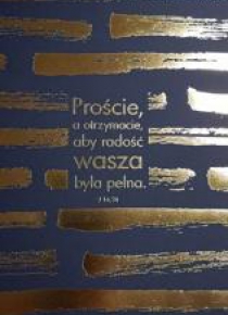 Mój dziennik - złocony granatowy - Proście...