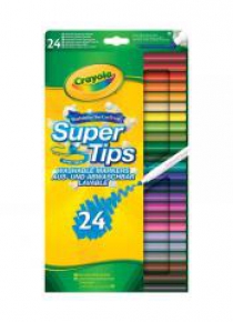 Flamastry grube i cienkie 24 kolory CRAYOLA