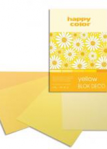 Blok A4/20K Deco Yellow 170g HAPPY COLOR