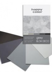 Blok A4/20K Deco Grey 170g HAPPY COLOR