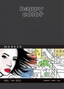 Blok do markerów ART A4/25K 100g Happy Color