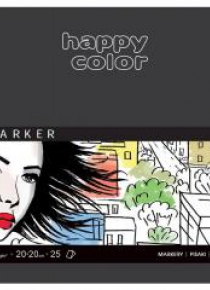 Blok do markerów ART 20x20 cm 25K 100g Happy Color