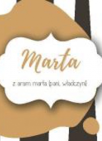 Magnes Imiona - Marta
