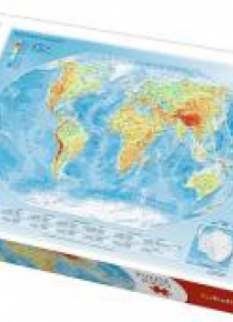Puzzle 1000 Mapa fizyczna świata TREFL