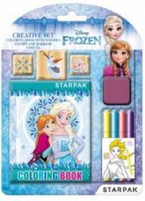 Zestaw kreatywny z pieczątkami Frozen