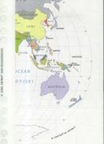 Wkład do organizera A5 mapa świata ANTRA