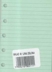 Wkład do organizera M Linia zielona ANTRA
