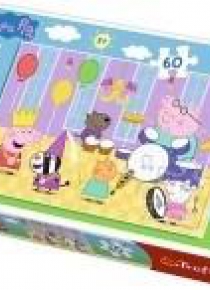 Puzzle 60 Świnka Peppa na balu TREFL