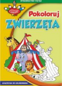 Zakręcone kolory. Pokoloruj zwierzęta