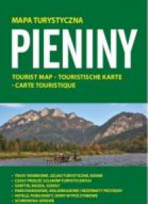 Pieniny 1:25 000 mapa turysyczna PIĘTKA