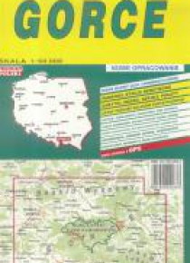 Gorce 1:50 000 mapa turystyczna PIĘTKA