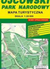 Ojcowski PN 1:20 000 mapa turystyczna PIĘTKA