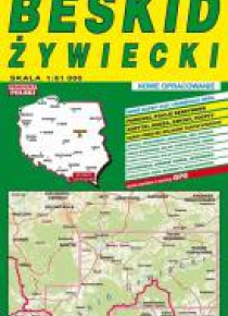 Beskid Żywiecki 1:61 000 mapa turystyczna PIĘTKA