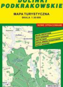 Dolinki Podkrakowskie 1:30 000 mapa turystyczna